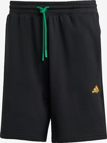 Regular Pantalon de sport 'Adidas X Fortnite' ADIDAS SPORTSWEAR en noir : devant