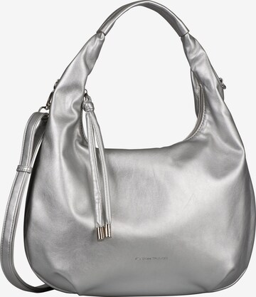 TOM TAILOR Shoulder Bag 'Martine' in Silver: front