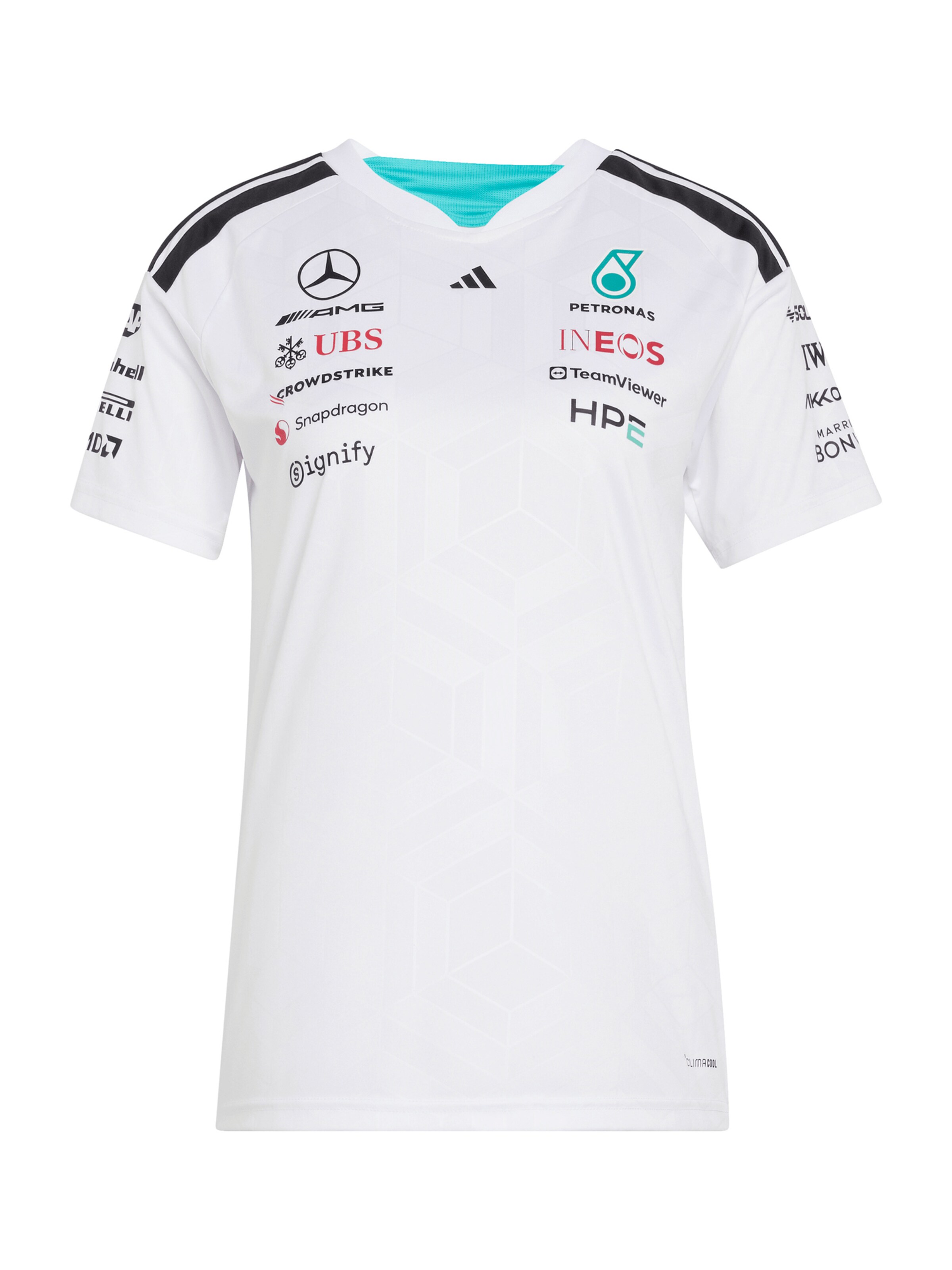 ADIDAS SPORTSWEAR Trikot 'Mercedes - Amg Petronas Formula 1 Team' – bílá: přední strana