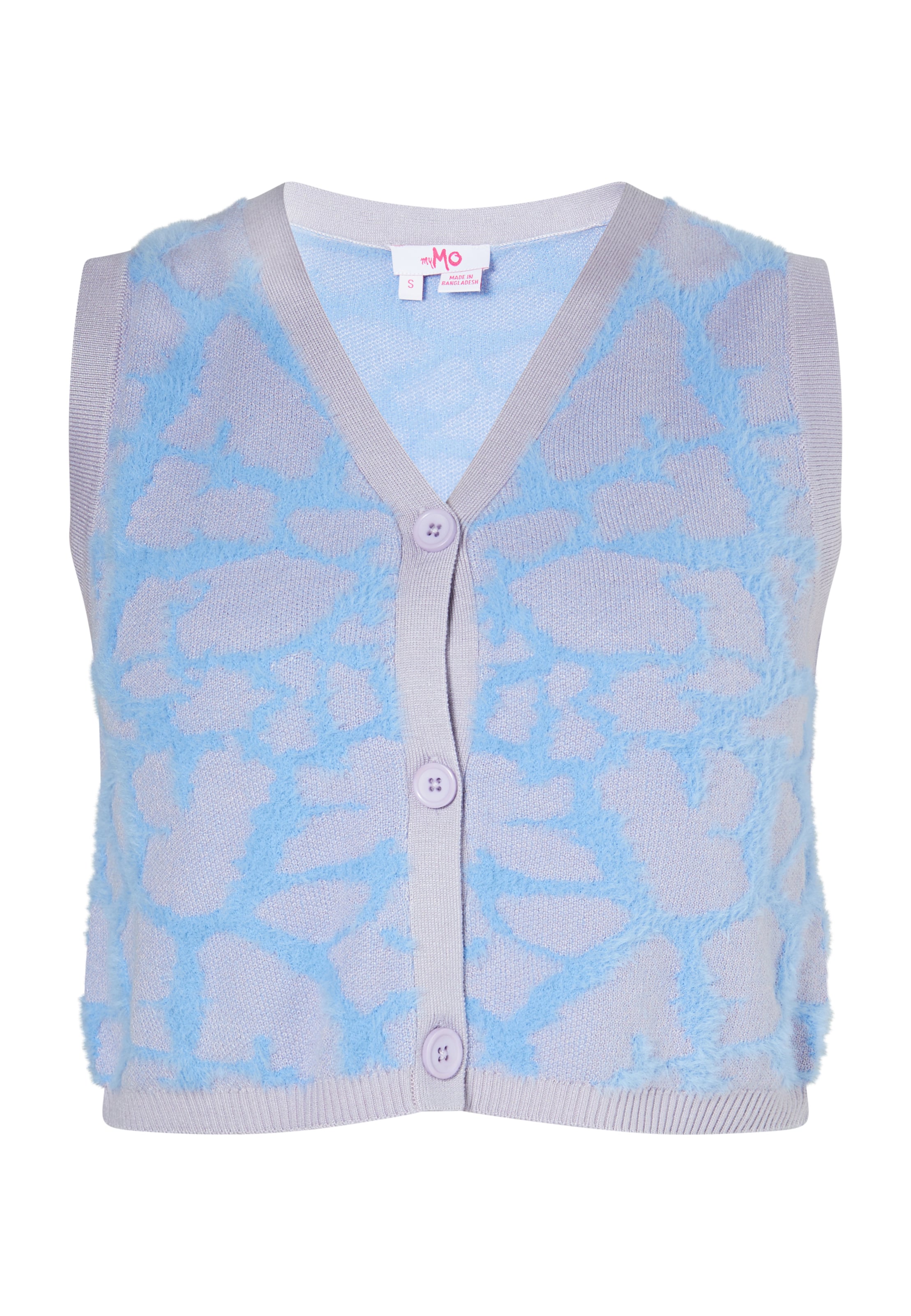 Gilet in maglia di MYMO in blu: frontale