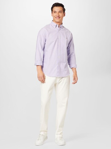 Polo Ralph Lauren Slim fit Overhemd in Lila