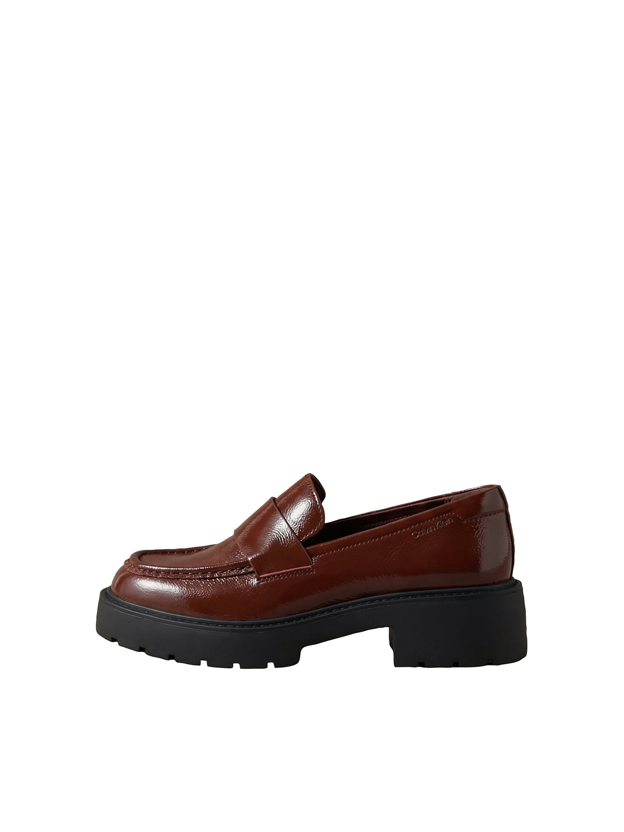 Calvin Klein Slip-ons in Brown: front