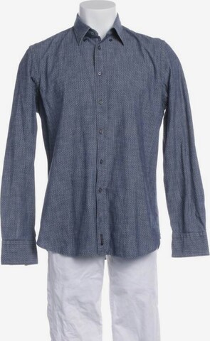 Marc O'Polo Button Up Shirt in L in Blue: front