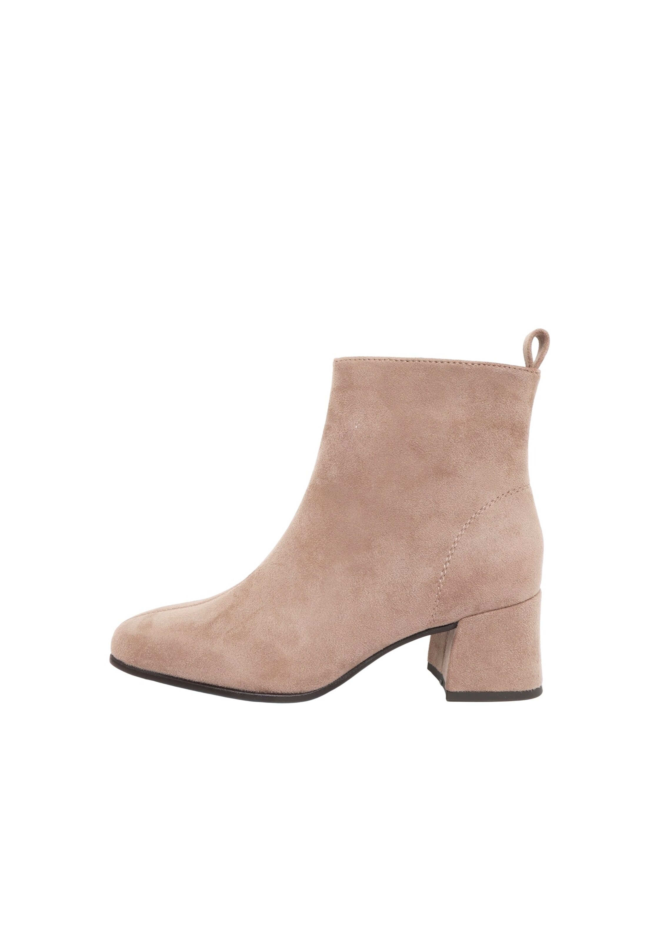 MARCO TOZZI - Botas de tobillo en beige: frente