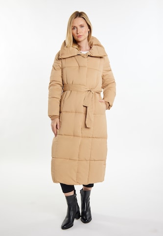 Manteau d’hiver 'Pryam' usha WHITE LABEL en beige : devant