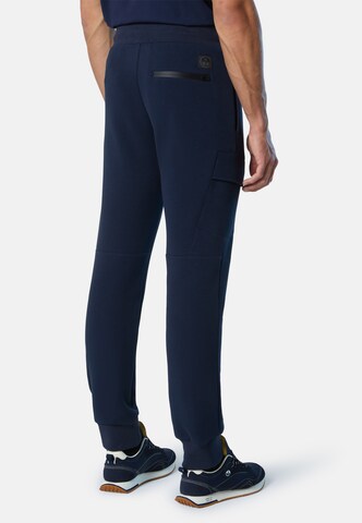 North Sails Regular Hose 'Piqué Scuba Stoff' in Blau