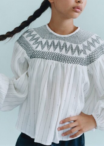 MANGO KIDS Blouse 'Paola' in White
