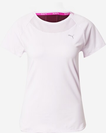 T-shirt fonctionnel 'Marathon' PUMA en violet : devant