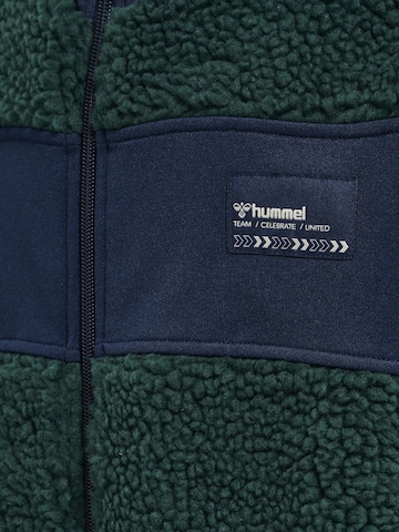 Hummel Fleece jas in Groen