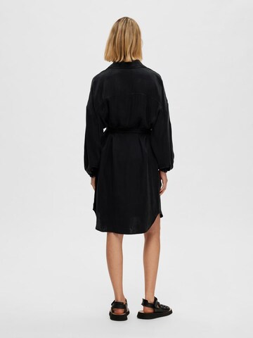 SELECTED FEMME Shirt dress 'Firene' in Black