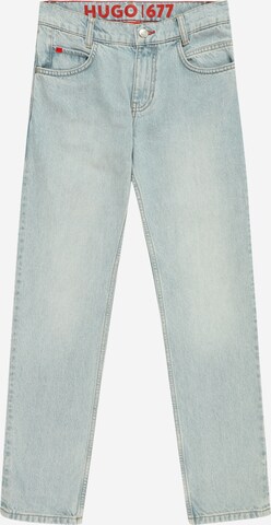 HUGO Slimfit Jeans in Blauw: voorkant