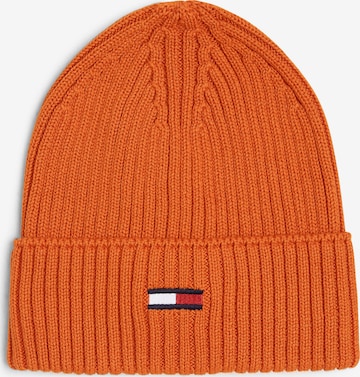 Tommy Jeans Beanie in Orange: front