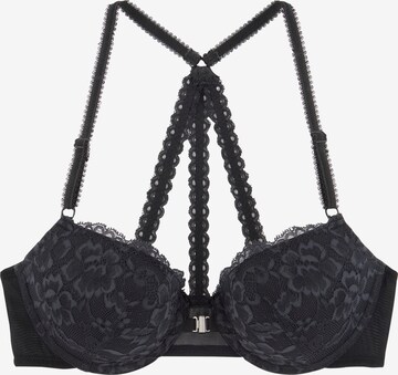 LASCANA Push-up BH in Schwarz: predná strana