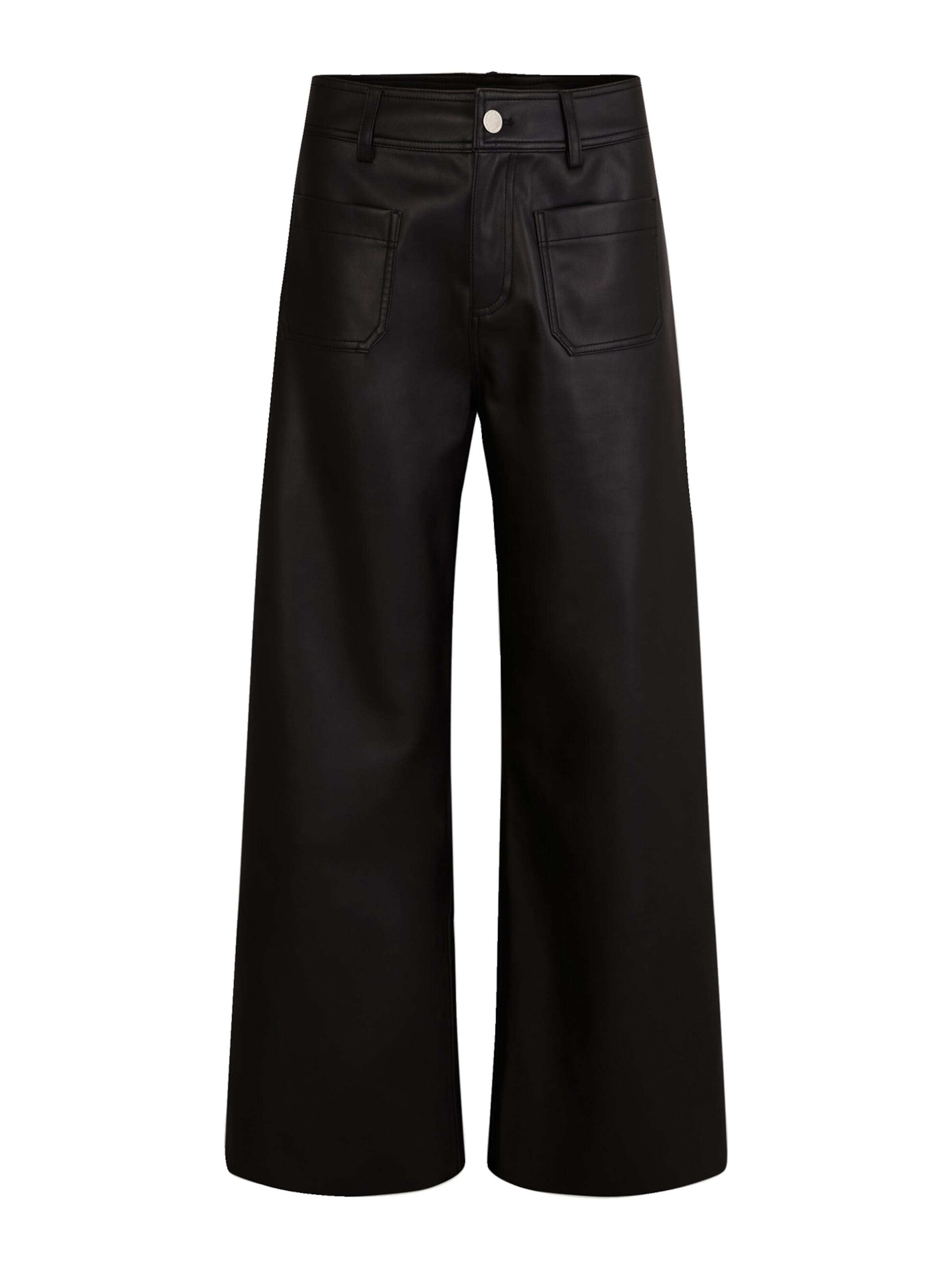 melns Morgan Platas staras Bikses: no priekšpuses