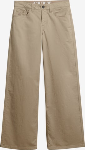 Superdry & Co Chino in Grijs: voorkant