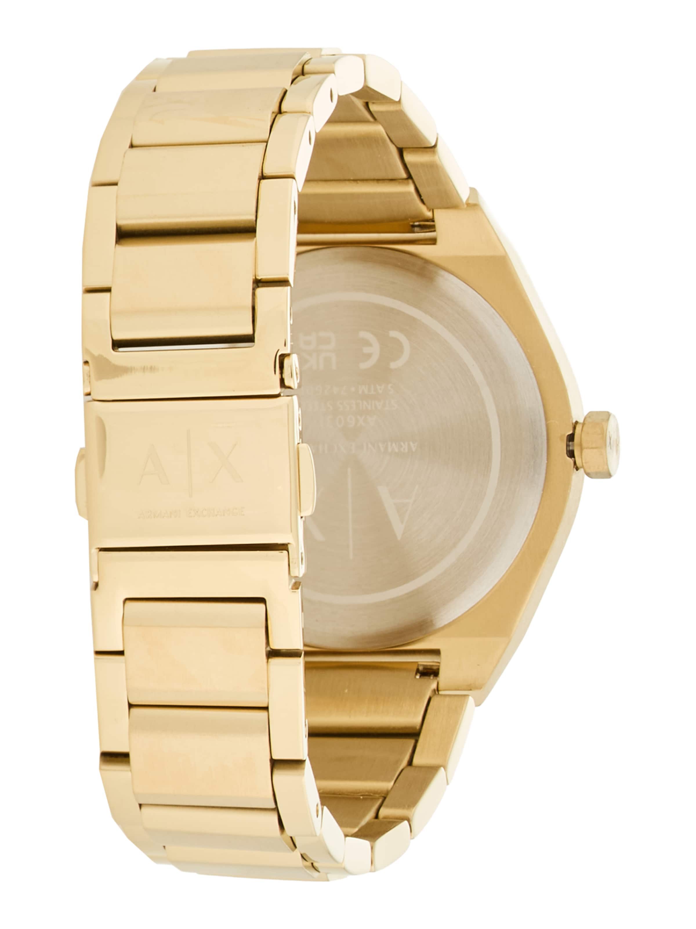 Ceas analogic 'SYNC' de la ARMANI EXCHANGE pe auriu