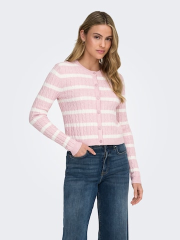 ONLY Knit cardigan 'ONLKATIA' in Pink