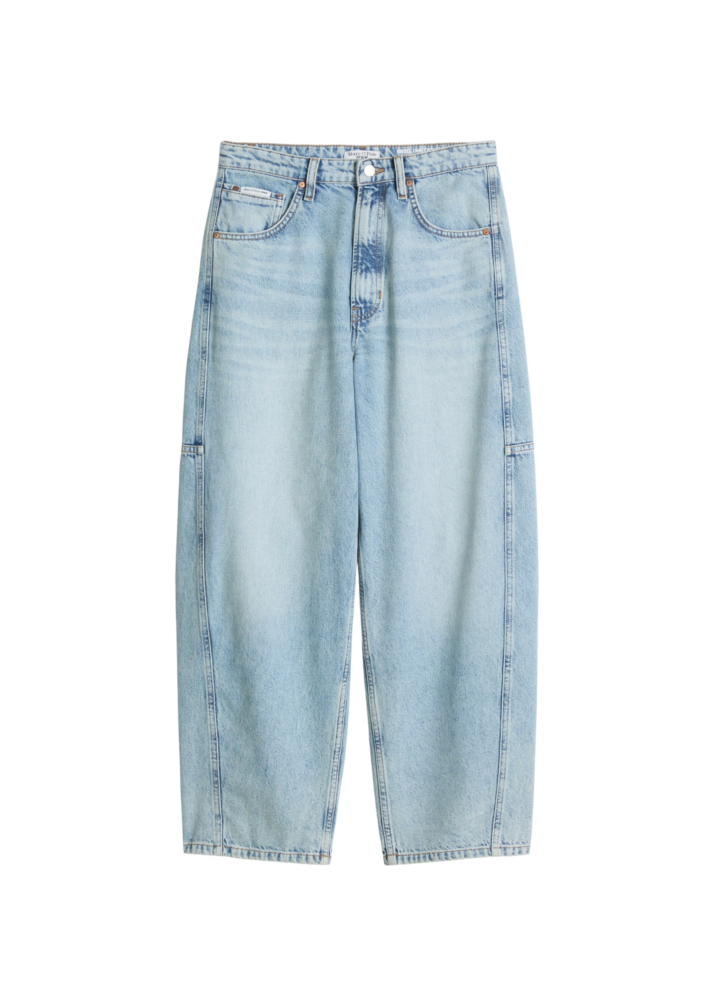 Marc O'Polo DENIM Barrel Jeans 'Enni' in Blue: front