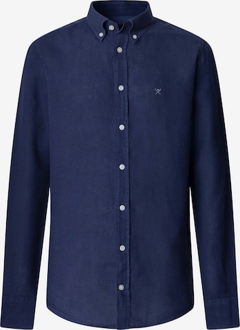 Chemise Hackett London en bleu : devant