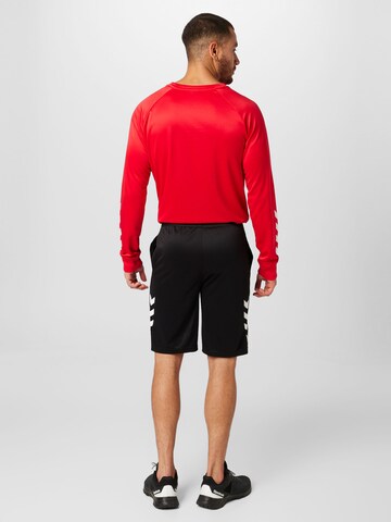 Hummel Normalny krój Spodnie sportowe w kolorze czarny