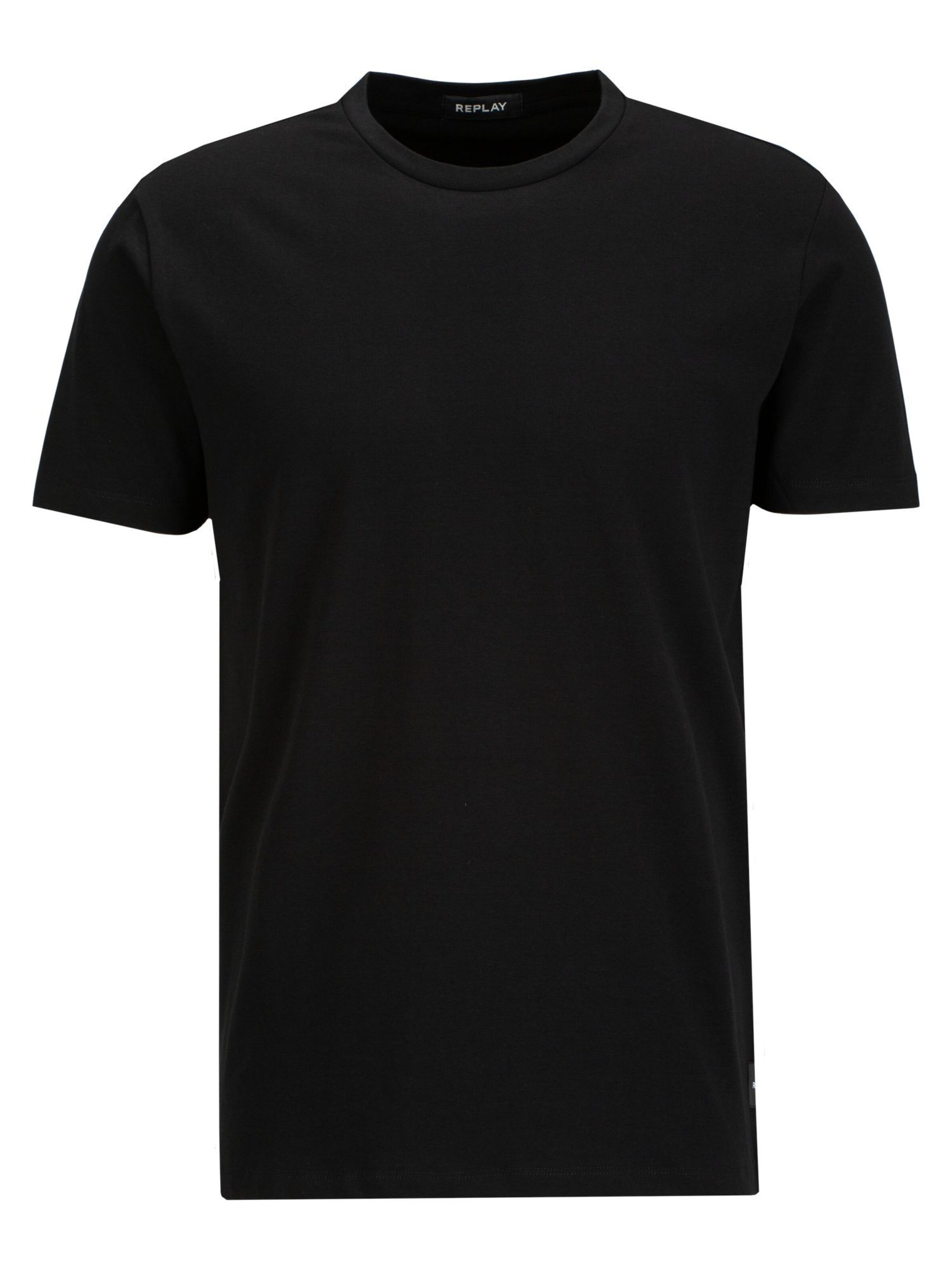 REPLAY Shirt 'Compact' in Black: front