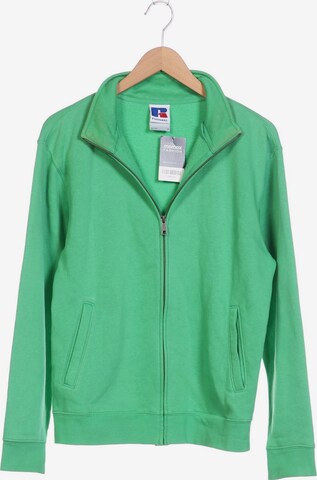 Russell Athletic Sweatshirt & Zip-Up Hoodie in M in Green: front