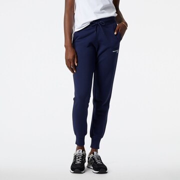 new balance Tapered Workout Pants 'NB Classic Core' in Blue: front