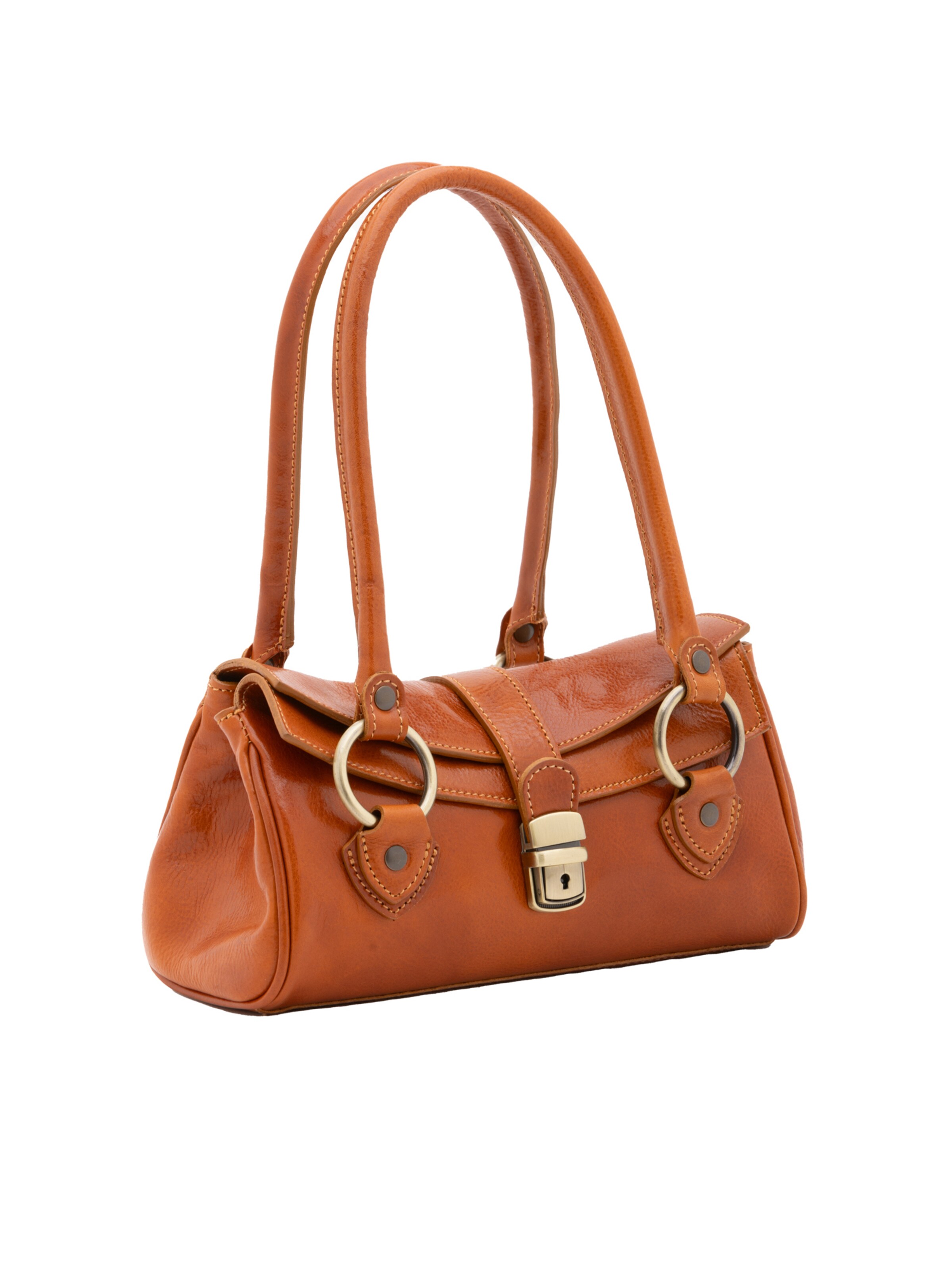 Viola Castellani Handtasche in Braun: Vorderseite