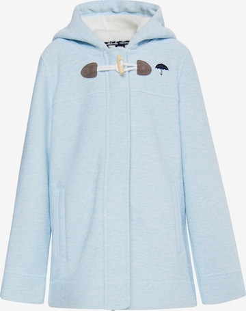 Schmuddelwedda Fleece jas in Blauw: voorkant