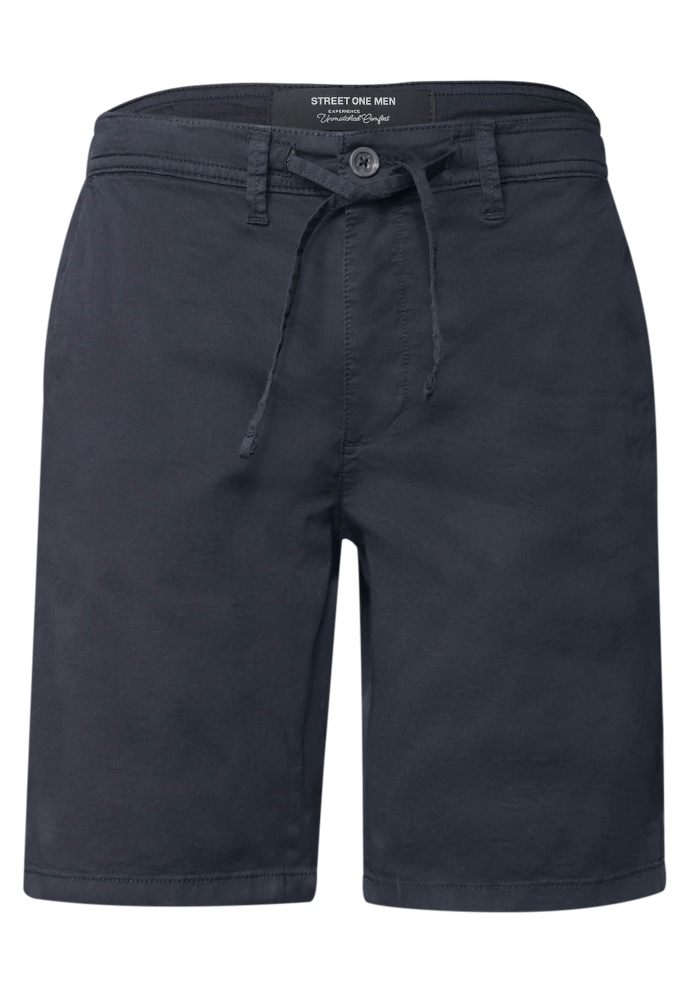 Street One MEN Chino Pants in Blue: front