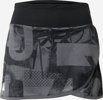 ADIDAS PERFORMANCE Sports skirt 'Club Graphic' in Grey: front