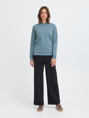 Felpa ' OXKAREN ONECK ' di Oxmo in blu