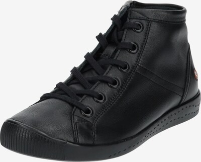 Softinos Sneaker in neonrot / schwarz / weiß, Produktansicht