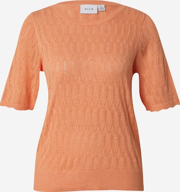 VILA Пуловер 'MYLIE' в оранжево: отпред