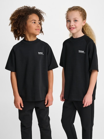 T-Shirt fonctionnel Hummel en noir : devant