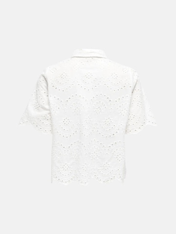 ONLY Pusero 'Camicia' värissä valkoinen
