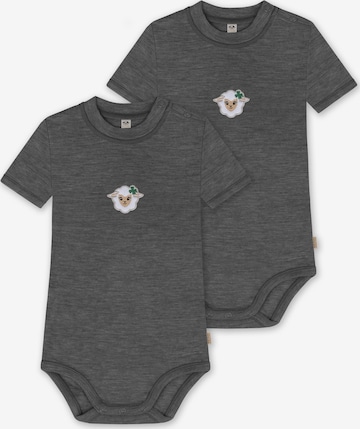 Barboteuse / body 'Tihoi' normani en gris : devant