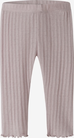 Coupe slim Leggings NAME IT en violet : devant