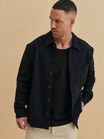 DAN FOX APPAREL Between-Season Jacket 'Marco' in Black: front