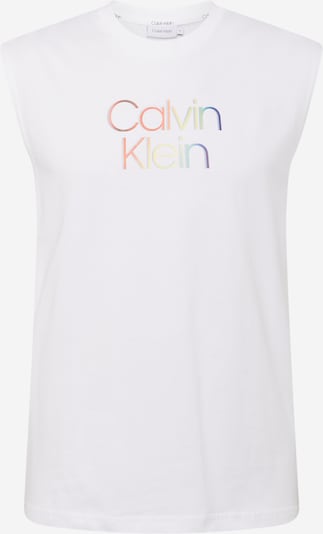 Calvin Klein Top in blau / gelb / dunkellila / rot / offwhite, Produktansicht