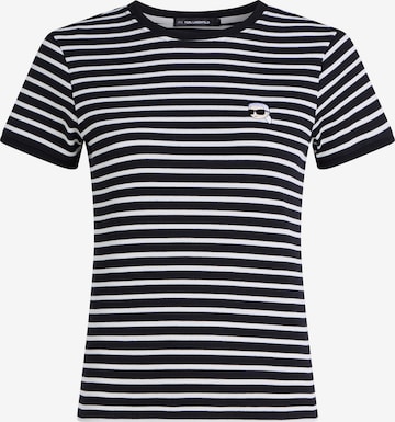 Karl LagerfeldMajica 'Ikon' - crna boja: prednji dio