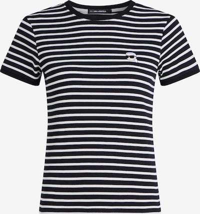 Marškinėliai 'Ikon' iš Karl Lagerfeld, spalva – juoda / balta, Prekių apžvalga