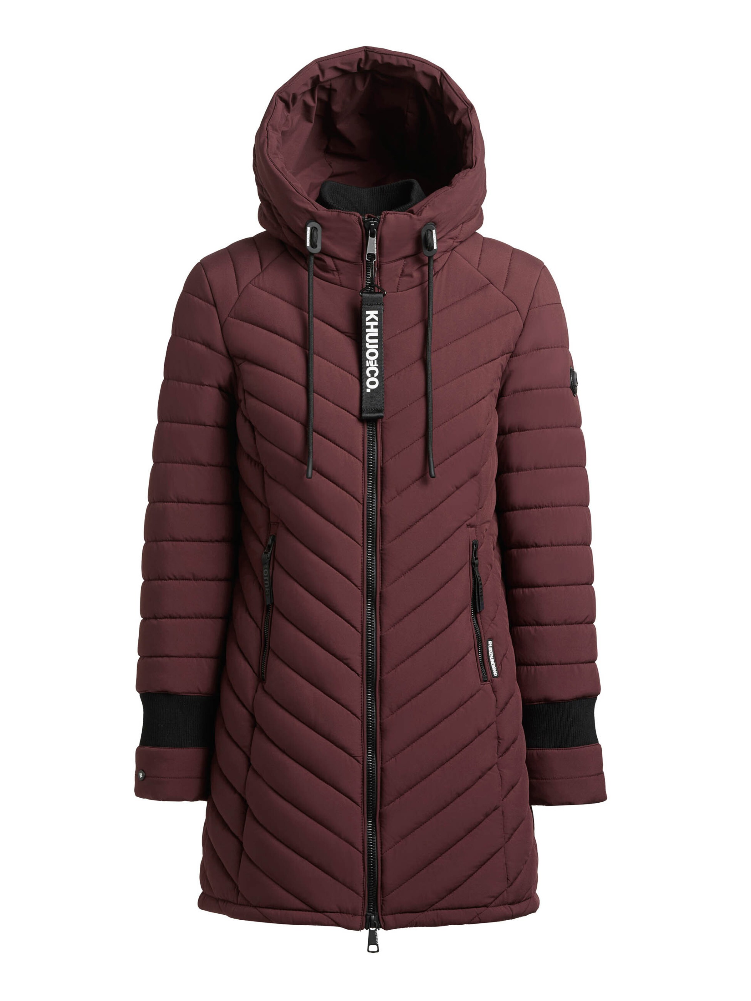 khujo Winter coat 'Nita4 ' in Red: front