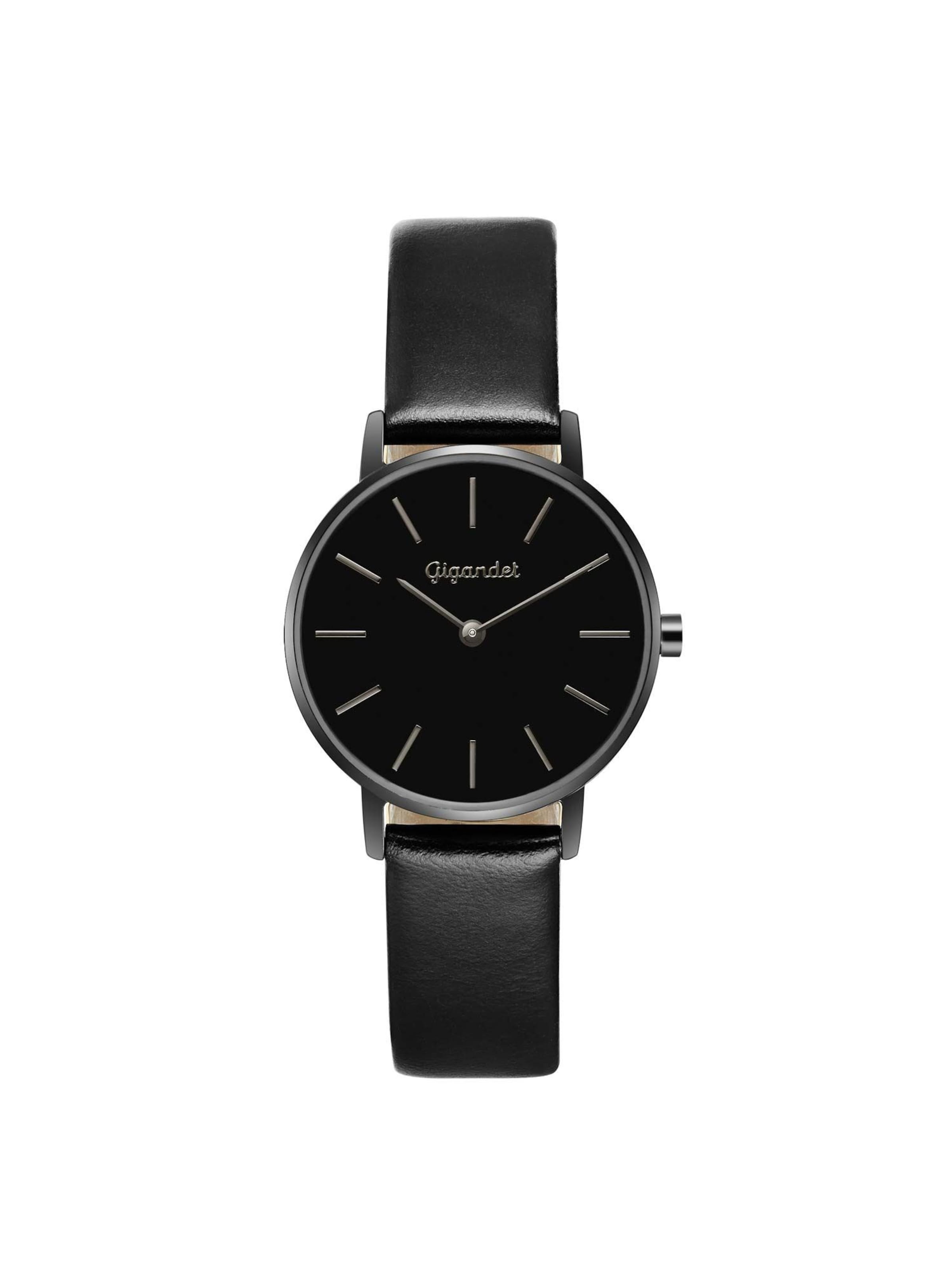 Gigandet Analog Watch 'MINIMALISM' in Black: front