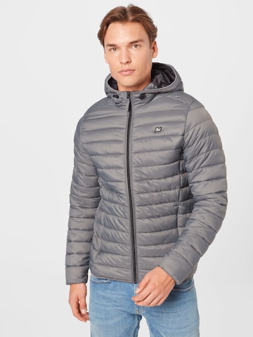 BLEND Winter Jacket 'Romsey' in Grey: front