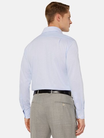 Boggi Milano - Ajuste estrecho Camisa de negocios 'Japanese' en azul