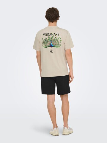 Only & Sons Regular Trousers 'ONSTEL' in Black