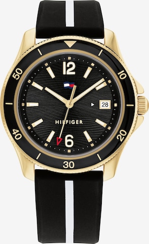 TOMMY HILFIGER Analog Watch in Black: front