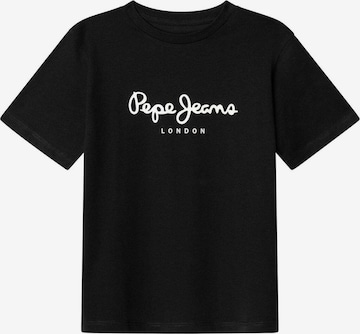 T-shirt 'NEW ART' Pepe Jeans en noir : devant