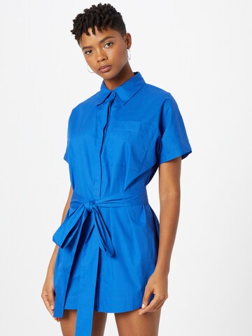 In The Style Платье-рубашка 'Naomi' в Синий: спереди